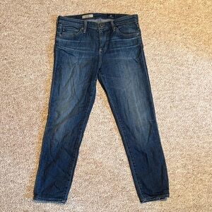 AG Adriano Goldschmied Indigo Straight-Leg Jeans